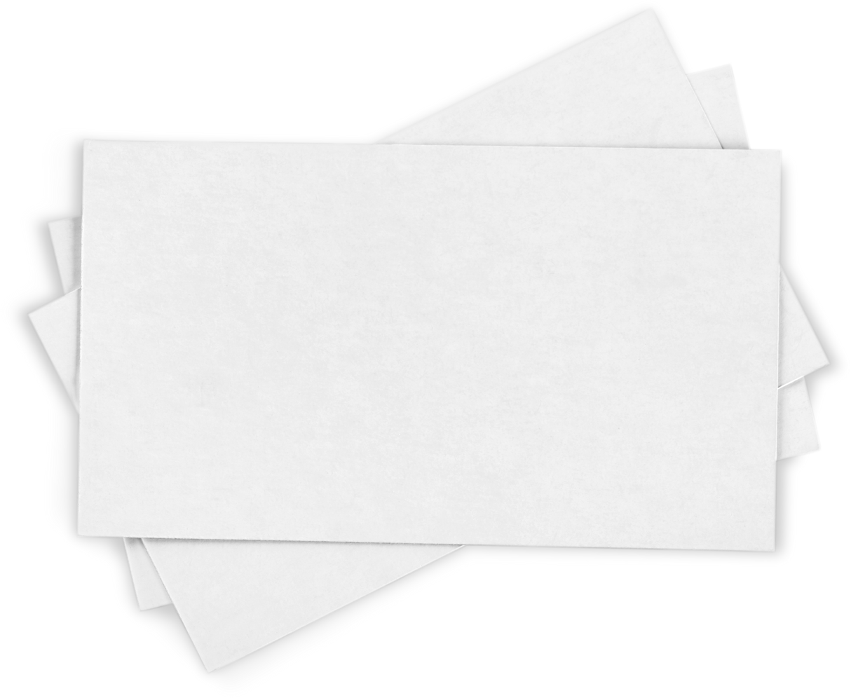 White Paper Cards